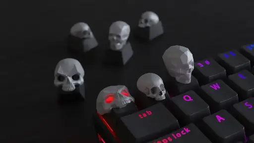 Skull Keycaps